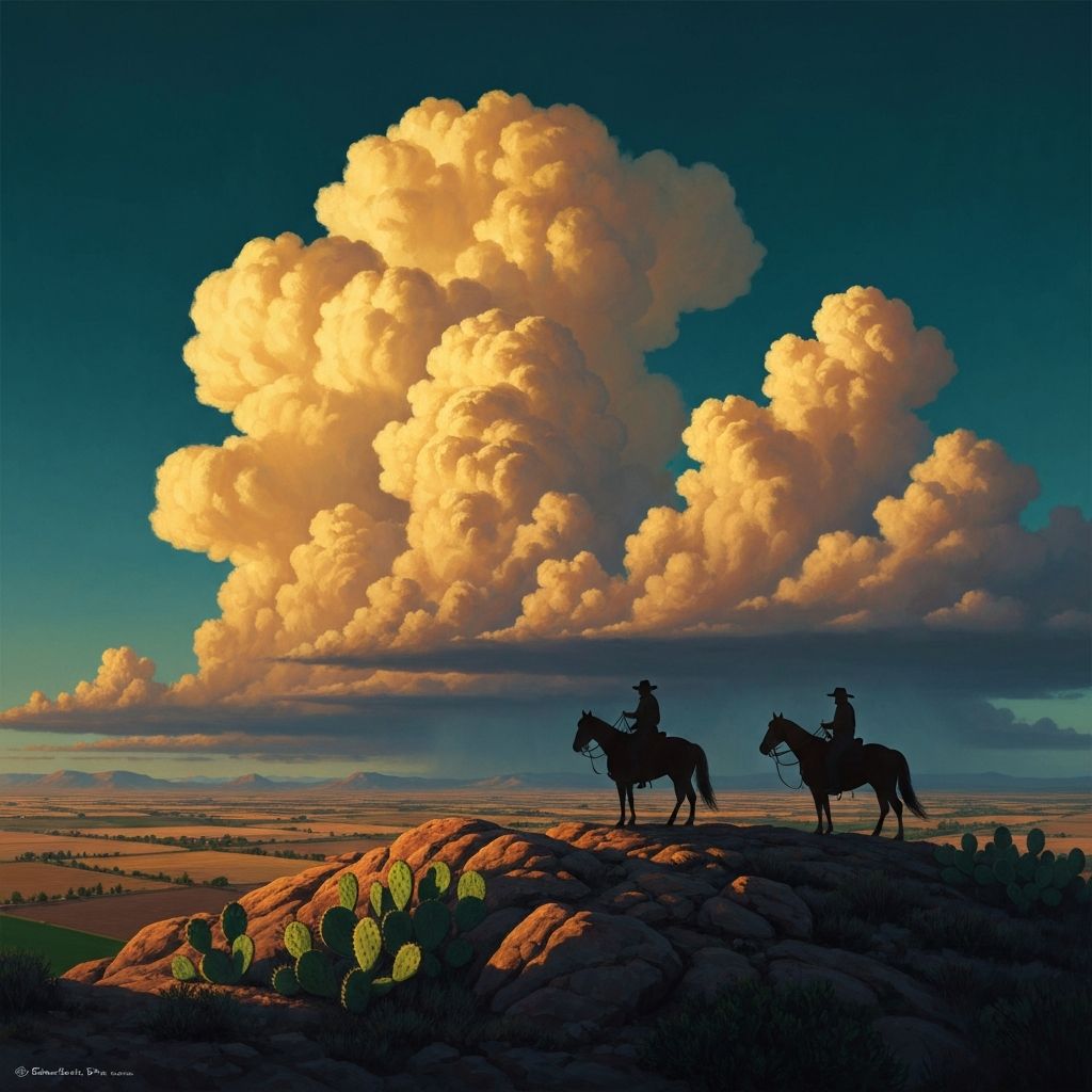 California frontier landscape